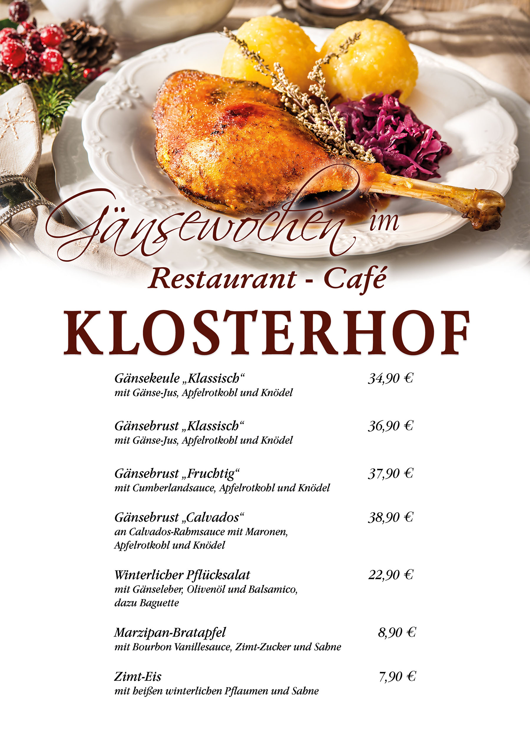 Klosterhof,Gänsekarte