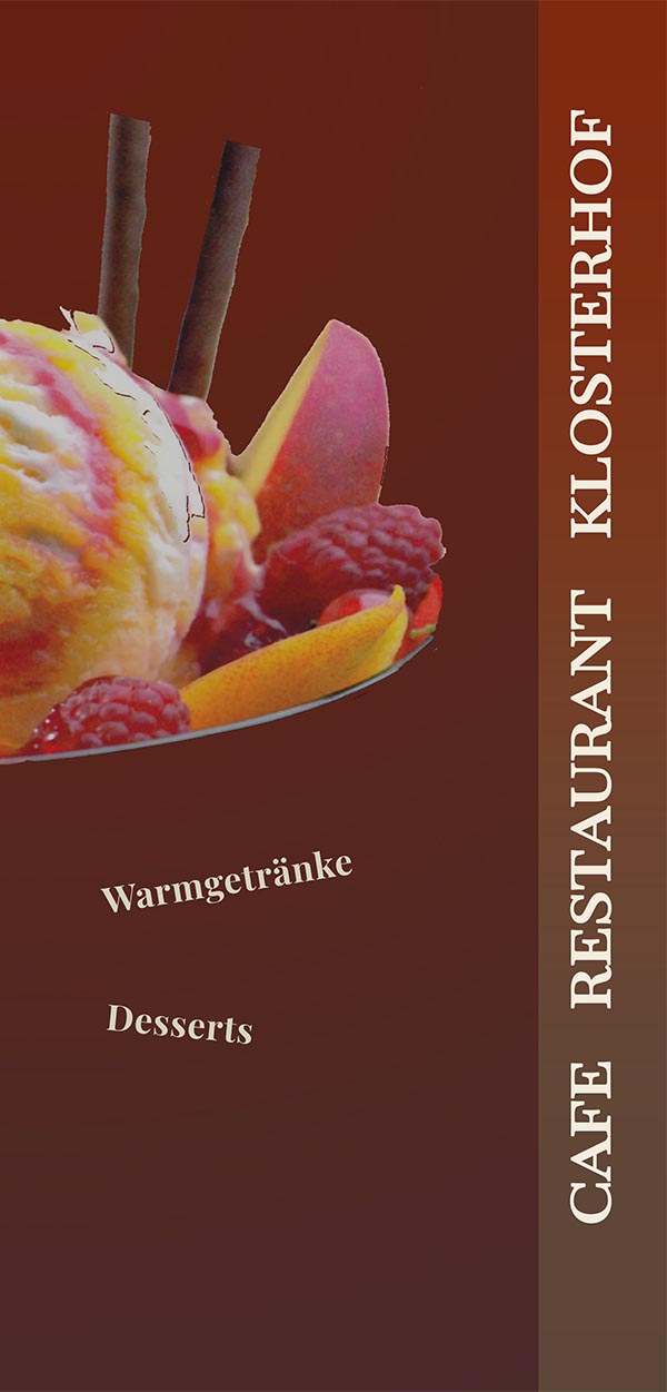 Klosterhof,Getränkekarte